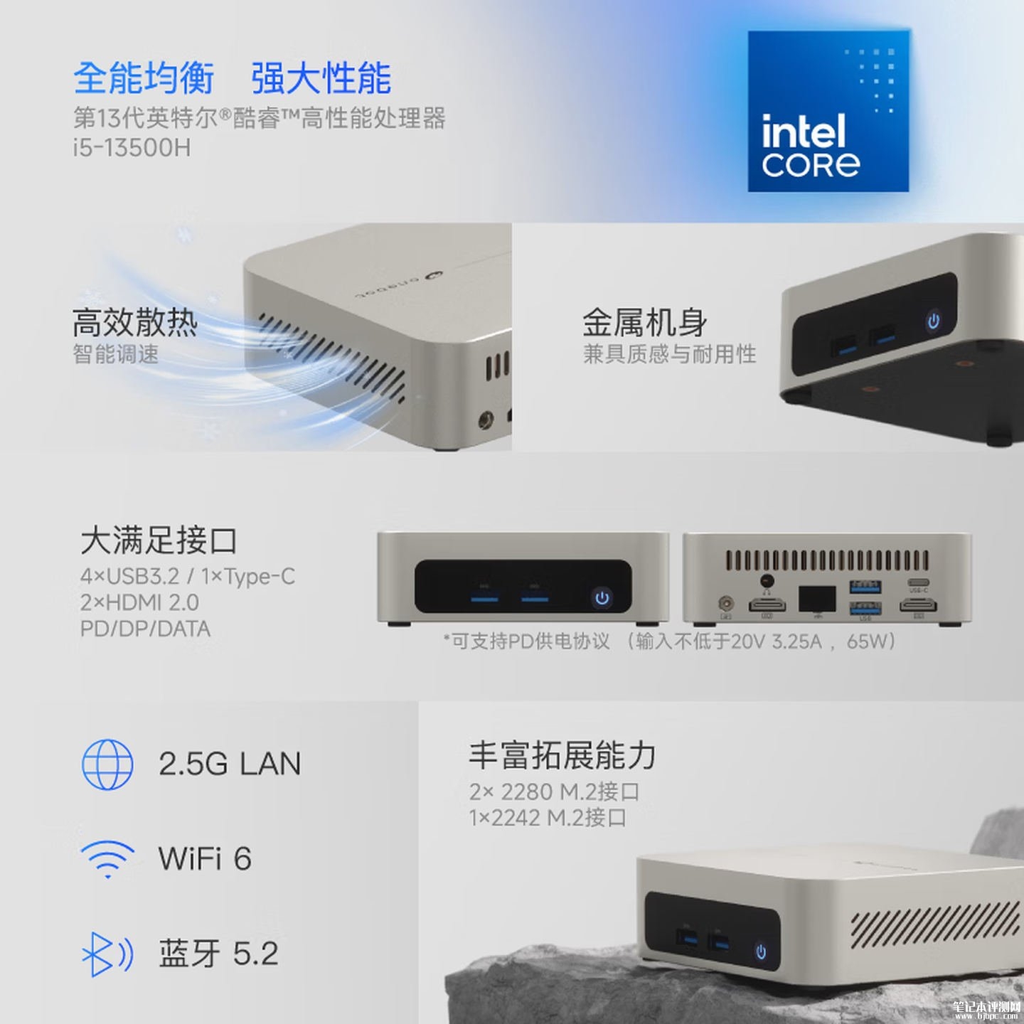 七彩虹BOT7 PRO迷你主机新配置上架销售:搭载i5 13500H+16G+512G价格3599元,笔记本评测网(bjbpc.com)