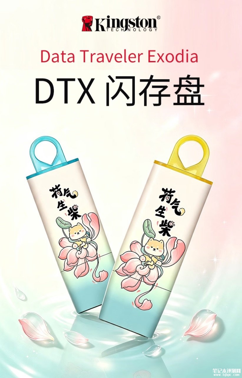 金士顿上架USB3.2 Gen1荷气生柴U盘上架销售:64GB 59.9元/128GB 89.9元,笔记本评测网(bjbpc.com)