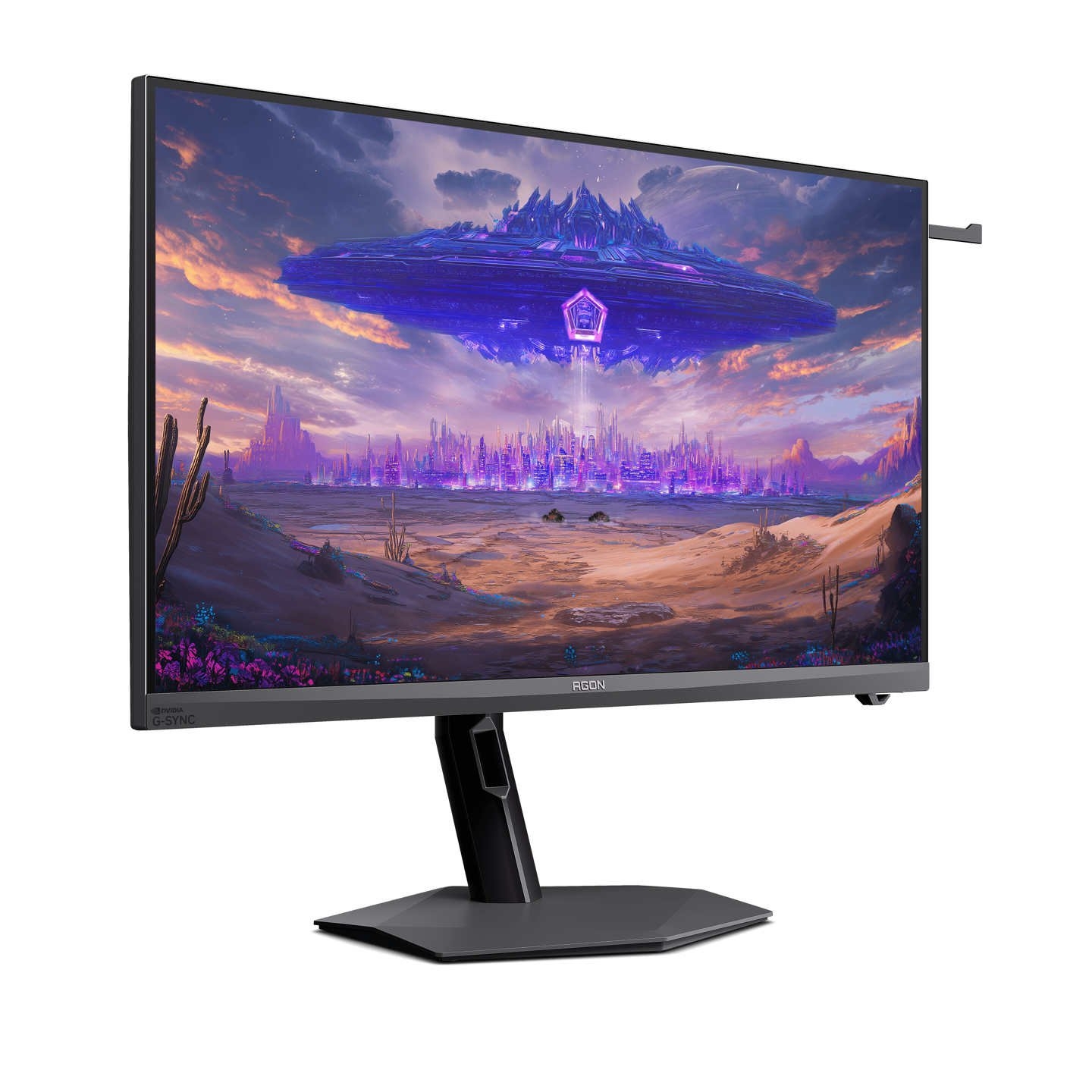 AOC AGP327KG显示器发布:全球首款5K G-SYNC Pulsar机型,笔记本评测网(bjbpc.com)