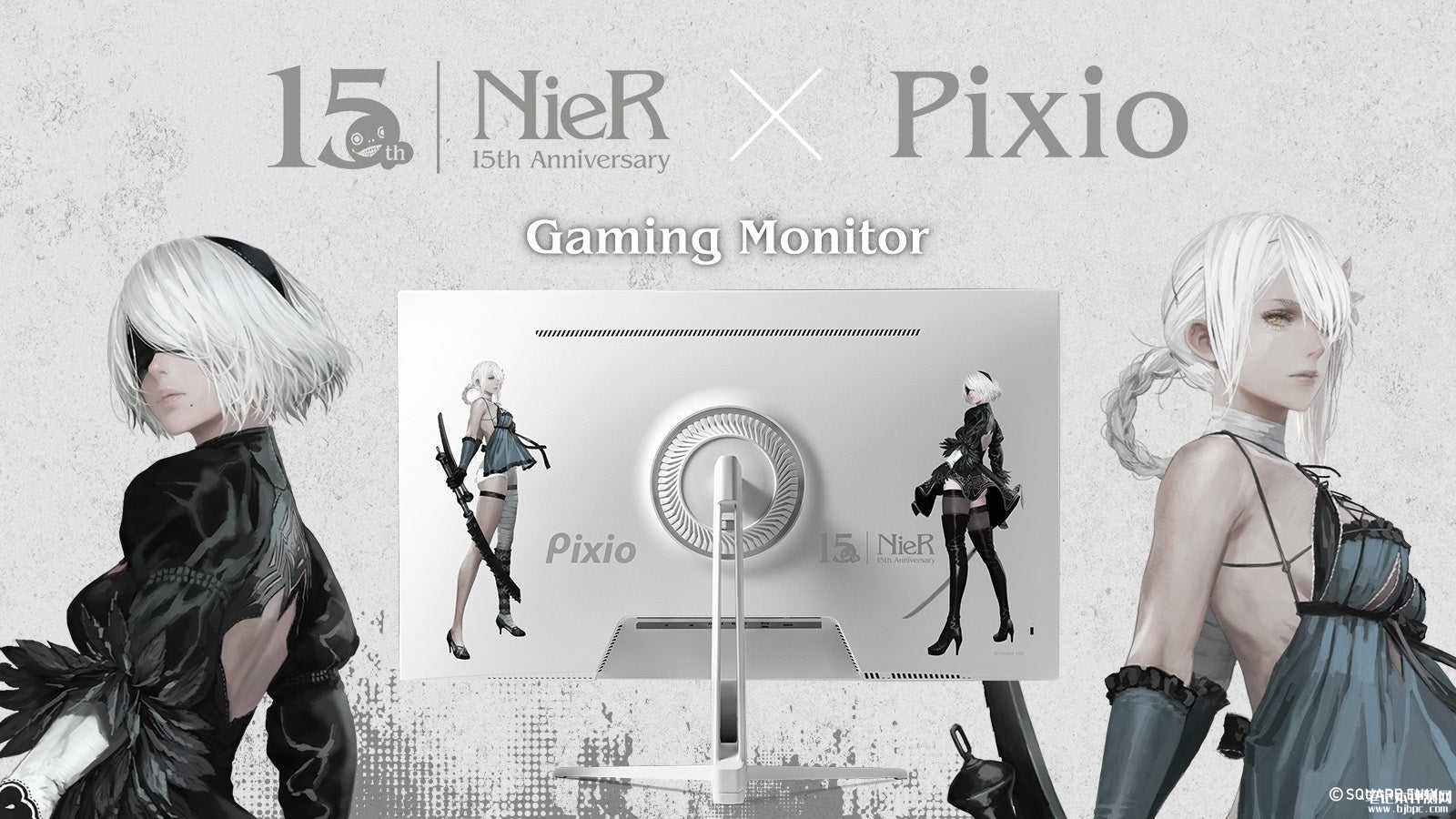 Pixio尼尔15周年联名显示器PX278WAVENR:27英寸FastIPS面板+WQHD 180Hz,笔记本评测网(bjbpc.com)