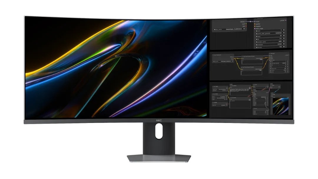 惠科天启43H180C显示器发布:全球首款43.8英寸24:9显示器2160P 180Hz,笔记本评测网(bjbpc.com)