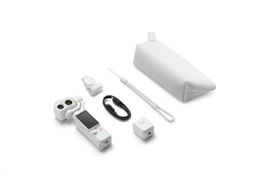 大疆Osmo Pocket 4P双主摄口袋摄影机珠光白配色开售：标准套装3799元，笔记本评测网（bjbpc.com）