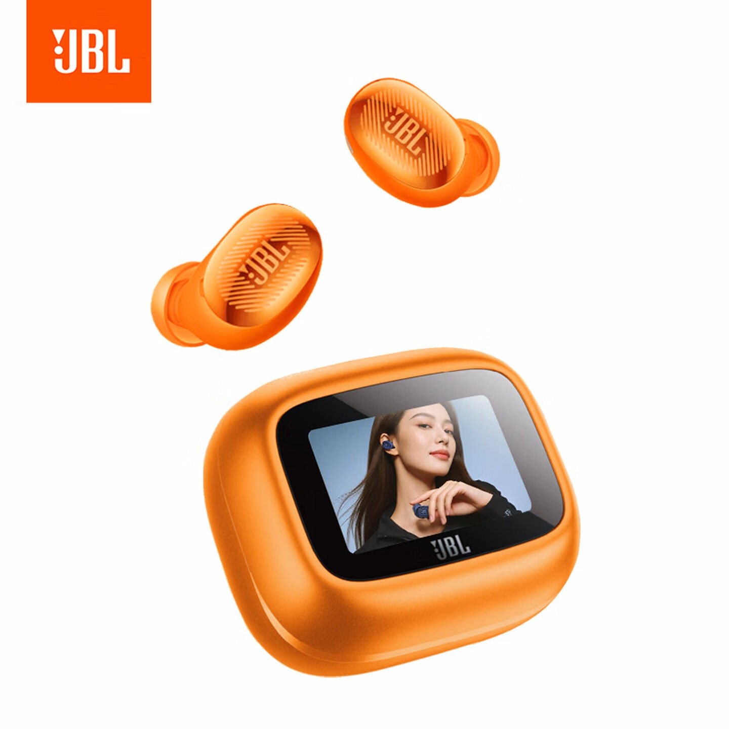 JBL Live Buds 4蓝牙耳机苹果橙配色开售:1.57英寸彩屏支持全功能免App操作价格1599元,笔记本评测网(bjbpc.com)