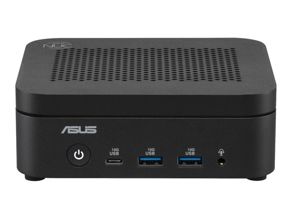 华硕NUC 14 Essential Fanless迷你主机发布:0.74L无风扇被动散热,笔记本评测网(bjbpc.com)