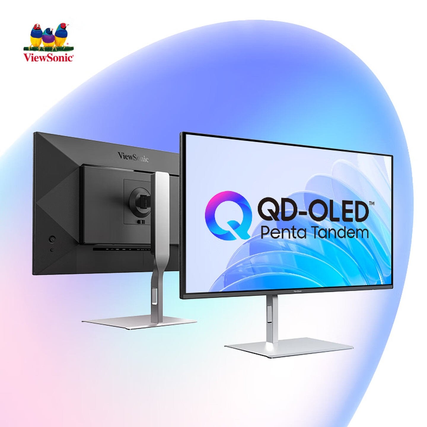 优派VG2782Z-4K专业设计显示器上市:26.5英寸QD-OLED面板+4K 120Hz价格5262元,笔记本评测网(bjbpc.com)