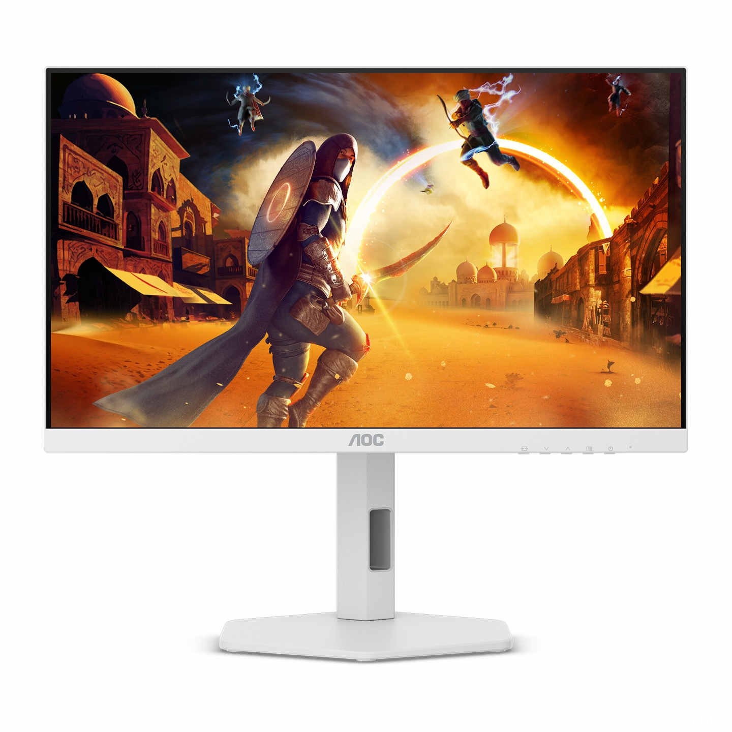 AOC Q24G4ZL/WS白色电竞显示器发布:23.8英寸支持QHD 260Hz,笔记本评测网(bjbpc.com)