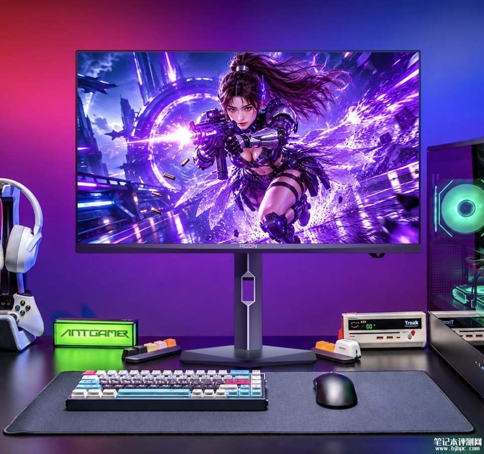 AOC AGP277QKM显示器上市:27英寸QD-Mini LED面板+2K 425Hz价格3254元,笔记本评测网(bjbpc.com)