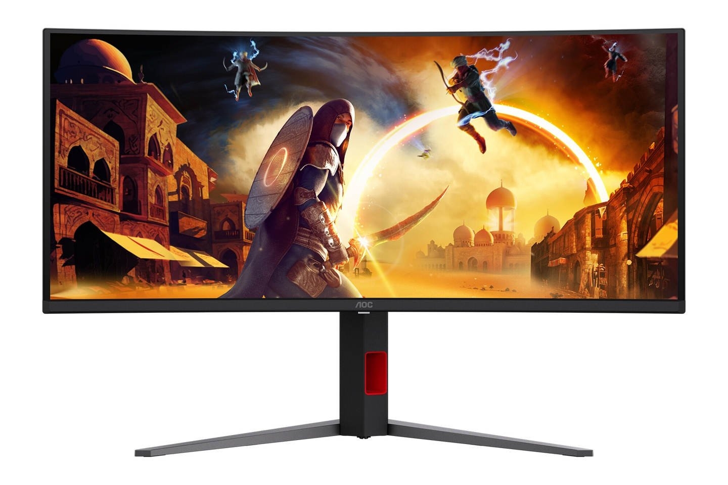 AOC CU34G4ZD曲面显示器发布:34英寸QD-OLED +WQHD 280Hz,笔记本评测网(bjbpc.com)