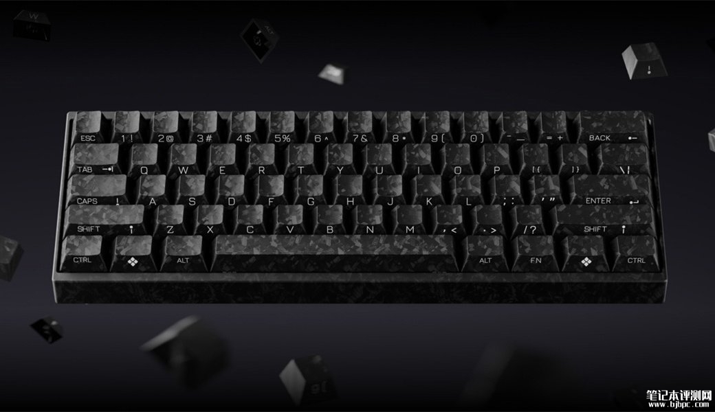 Keychron Carbon 60 HE 8K磁轴键盘发布：全碳纤维机身8K回报率，笔记本评测网（bjbpc.com）