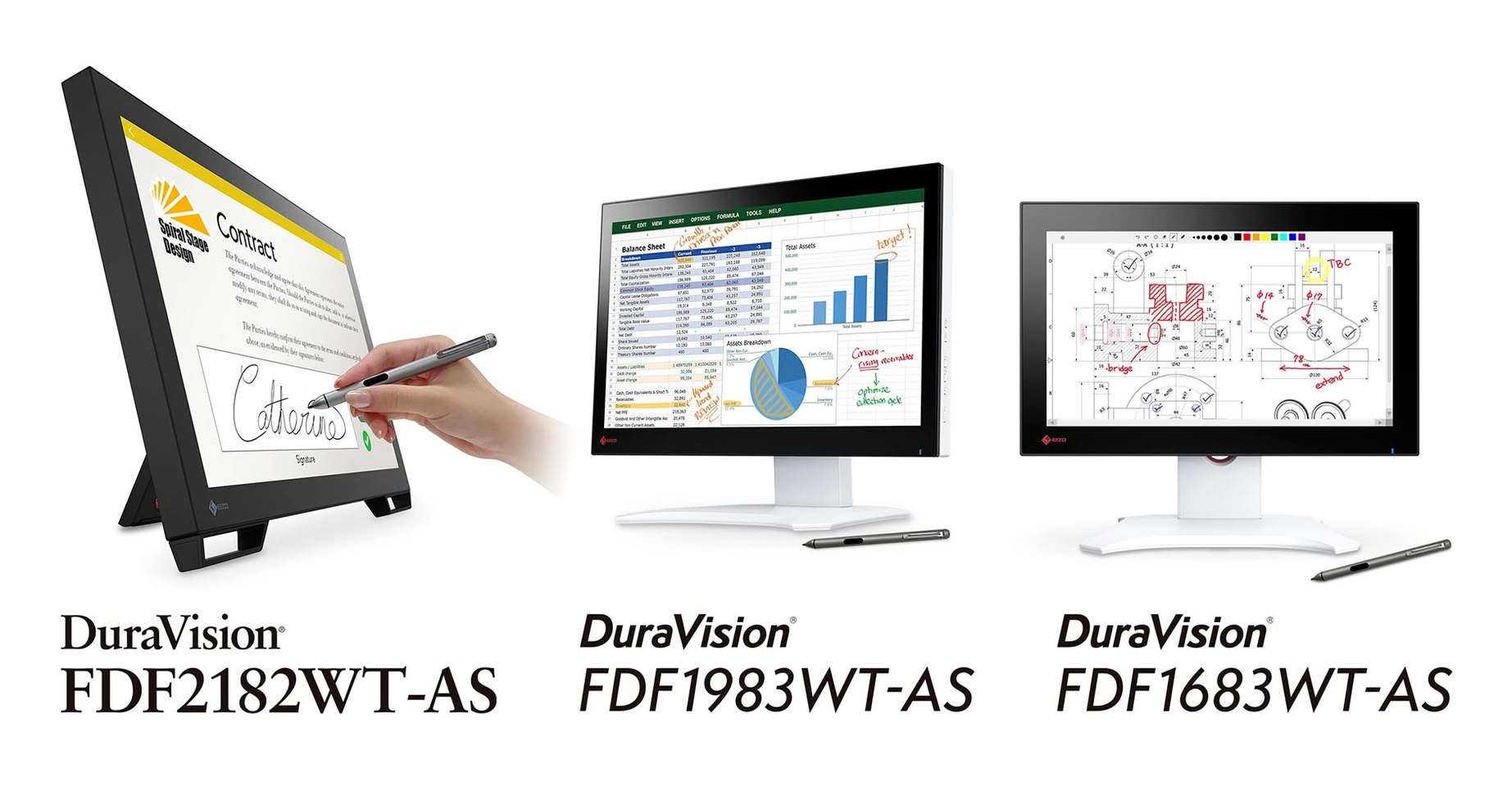 艺卓DuraVision系列触控显示器发布：支持4096级压感触控笔，笔记本评测网（bjbpc.com）